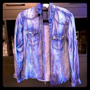 📣 2for$35 📣NWOT Cloth & Stone jean shirt, XS
